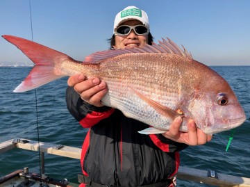 タイラバで初マダイ2.69kg・・・・おめでとう・・・！